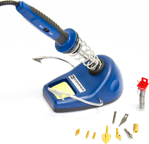 Πυρογράφος - κολλητήρι με 7 διαφορετικές μύτες 240V 20-40W και βάση στήριξης